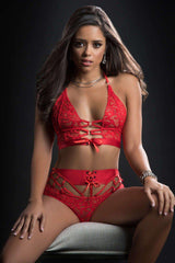 G World Candy Red Bra Set-Rebel Romance