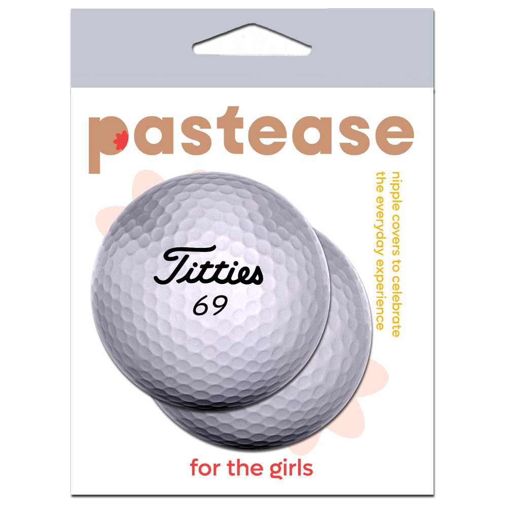 Pastease Titties Golf Ball - Black/White