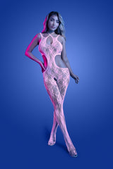 Fantasy Lingerie Glow Black Light Equilibrium Crotchless Bodystocking