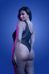 Fantasy Lingerie Glow Black Light Luminescent Teddy