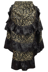 Daisy Corsets Brocade Adjustable High Low Bustle Skirt