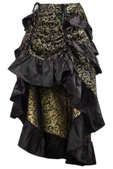 Daisy Corsets Brocade Adjustable High Low Bustle Skirt