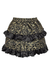 Daisy Corsets Brocade Ruched Bustle Skirt