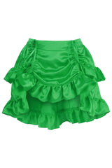 Daisy Corsets Satin Ruched Bustle Skirt