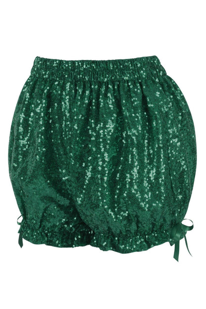 Green Sequin Bloomers - Daisy Corsets