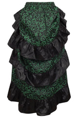 Daisy Corsets Brocade Adjustable High Low Bustle Skirt