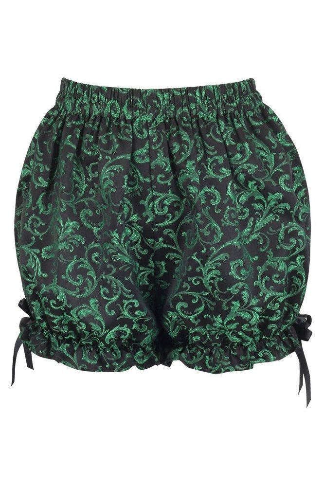 Daisy Corsets Green/Black Brocade Bloomers