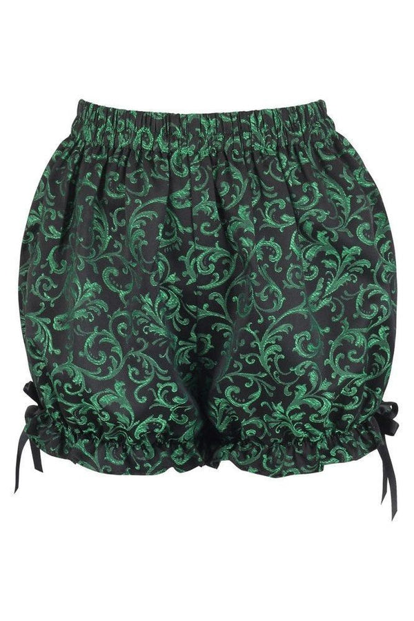 Daisy Corsets Green/Black Brocade Bloomers