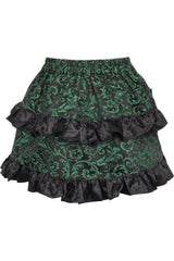 Daisy Corsets Brocade Ruched Bustle Skirt