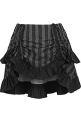 Daisy Corsets Striped Ruched Bustle Skirt