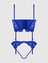 House of Desire Queen Harlow Bustier and Backless Hipster Set Surf the Web