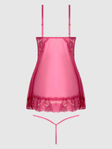 Harlow Lace & Mesh Babydoll & G-String Set