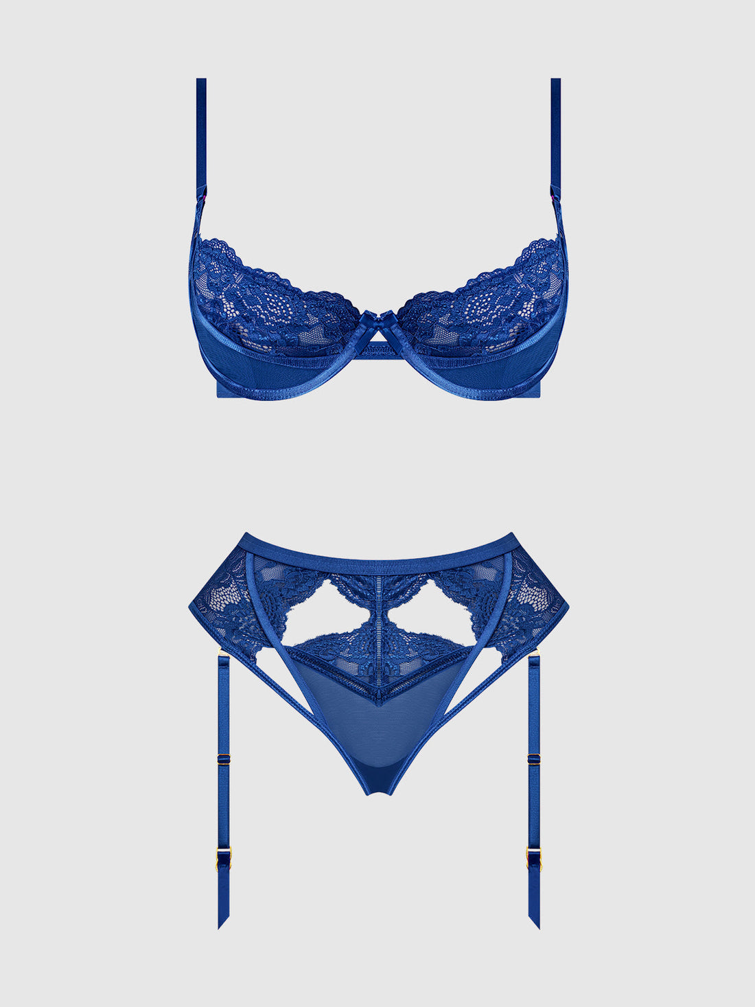 Harlow Lace Underwire Bra Set