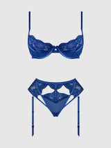 Harlow Lace Underwire Bra Set