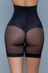 BeWicked Held Together Shapewear Short High Waisted Black