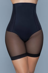 BeWicked Held Together Shapewear Short High Waisted Black