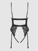 Helena Lace & Satin Wireless & Open Back Teddy