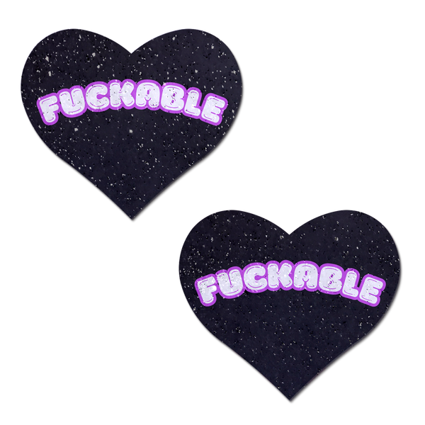 Pastease F*CKABLE Heart - Black/Pink
