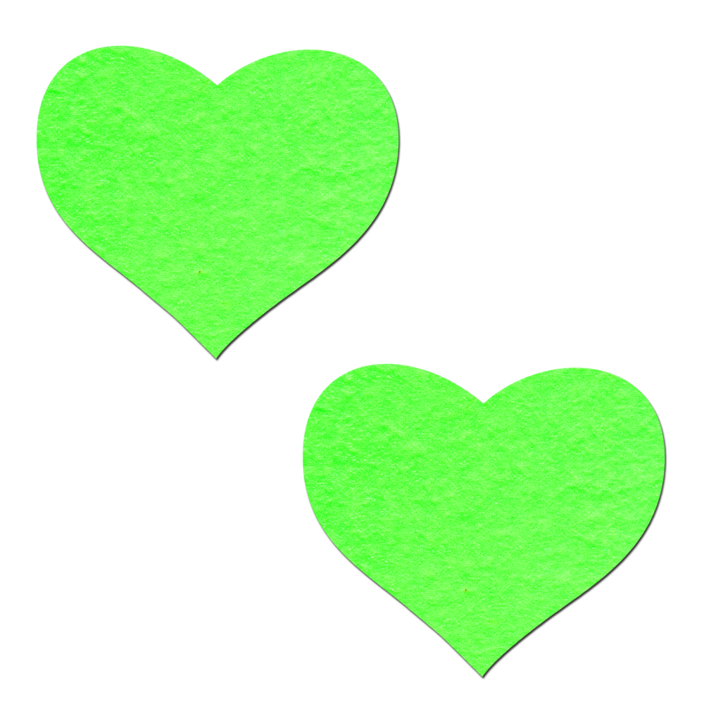 Pastease Heart - Glow in the Dark Green