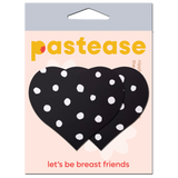 Pastease Heart w/Polka Dot - White/Black