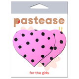 Pastease Heart w/Polka Dot - Pink/Black