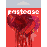 Pastease Tassel Holographic Heart - Red