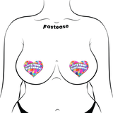 Pastease Tits Your Birthday! Heart - Multi-Color