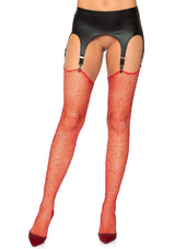 Leg Avenue Rhinestone Fishnet Stockings