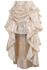 Daisy Corsets Brocade Adjustable High Low Bustle Skirt