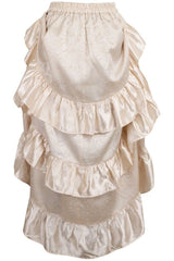 Daisy Corsets Brocade Adjustable High Low Bustle Skirt