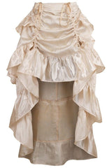 Daisy Corsets Brocade Adjustable High Low Bustle Skirt