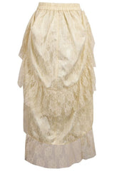 Daisy Corsets Lace Adjustable High Low Bustle Skirt