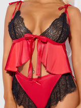 Jocelyn Drop-Off Cami & Shortie Sleep Set Red