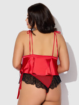 Jocelyn Drop-Off Cami & Shortie Sleep Set Red