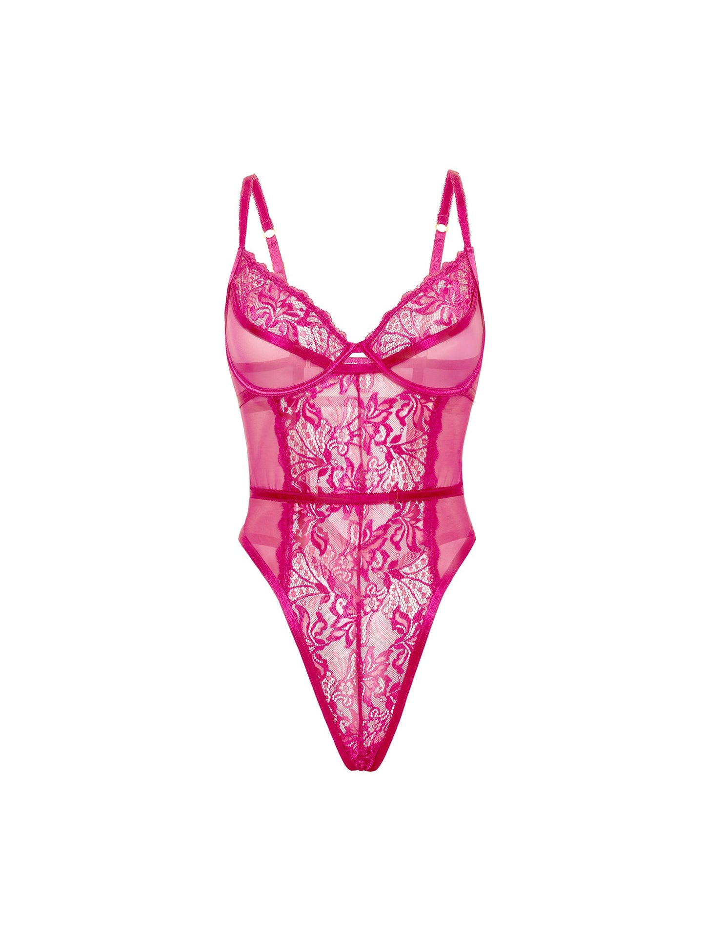 Oh la la Cheri Julia Lace & Mesh Teddy