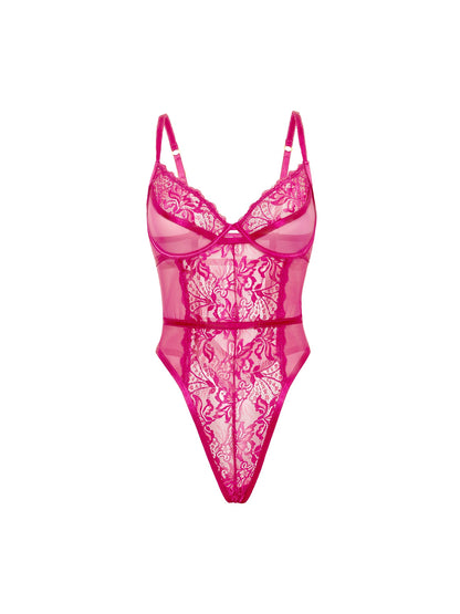 Oh la la Cheri Julia Lace & Mesh Teddy