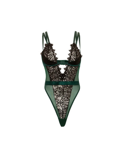 Oh la la Cheri Kenzi Sheer Lace Teddy