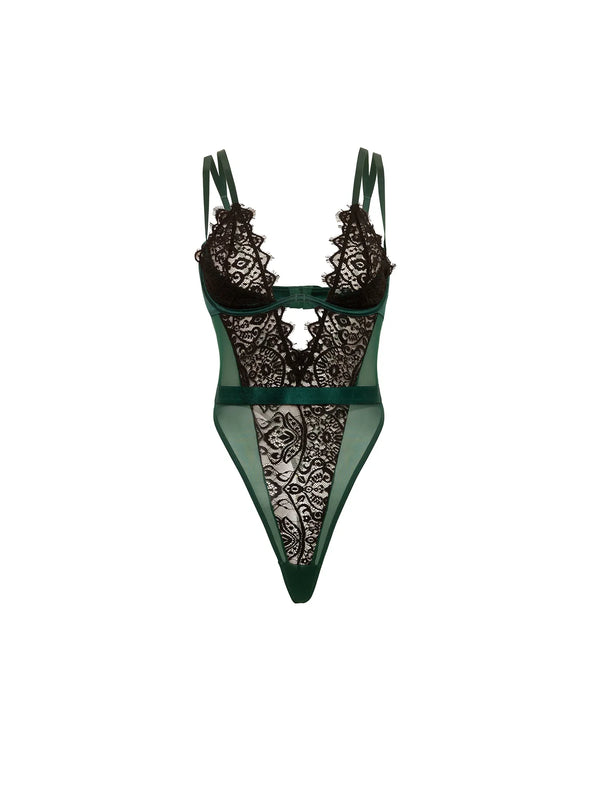 Kenzi Sheer Lace Teddy