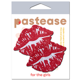 Pastease Premium Sparkle Kissing Lips - Red
