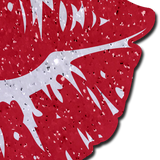 Pastease Premium Sparkle Kissing Lips - Red