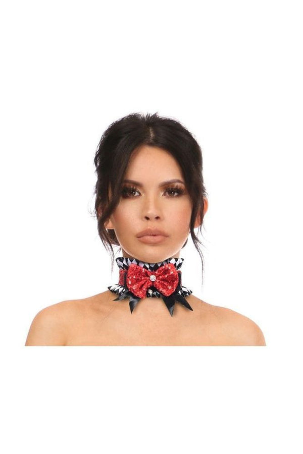 Daisy Corsets Kitten Collection Diamond Print Choker