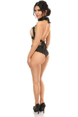 Kitten Collection Pinstripe Triangle Top Body Harness - Daisy Corsets