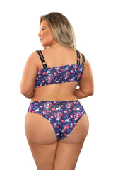 Fantasy Lingerie Vibes Spaced Out Bralette & Panty Bra Set