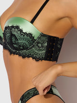 House of Desire Lara Lace Strapless Push Up Bra & Tanga Set