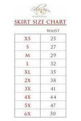 Daisy Corsets Holo Skater Skirt