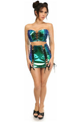 Daisy Corsets Lavish 2 PC Holo Bustier & Skirt Set