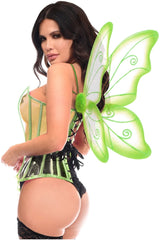 Lavish 2 PC Green Pixie Corset Costume - Daisy Corsets
