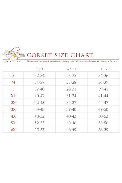 Daisy Corsets Lavish 2 PC Red Patent Bustier & Lace-Up Skirt Set