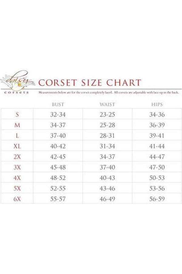 Daisy Corsets Lavish 2 PC Red/Black Patent Bustier & Skirt Set