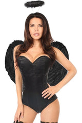Lavish 3 PC Corseted Dark Angel Costume - Daisy Corsets